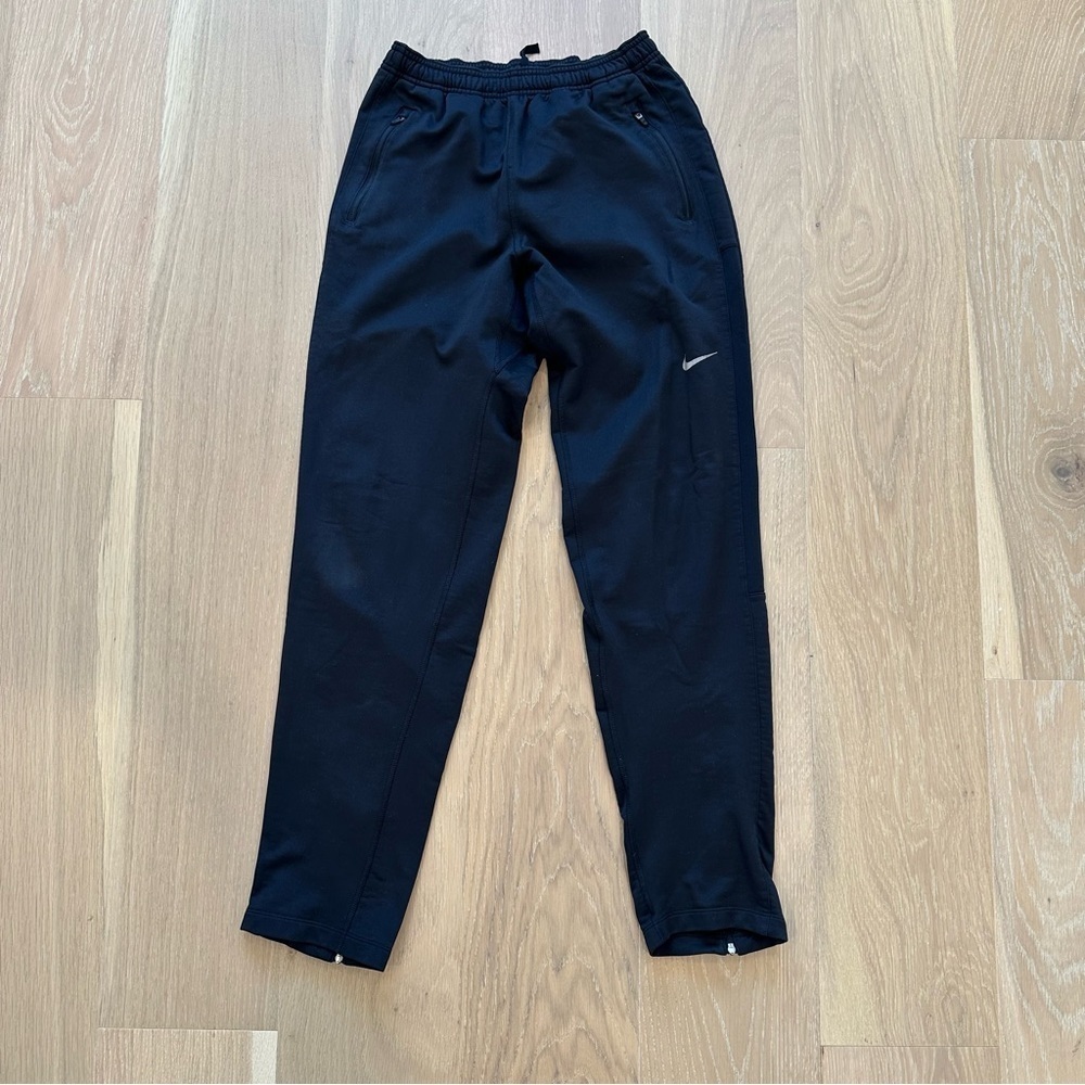 Nike Men's Black Joggers Sweatpants Track Pants Football Athletic Gym Tracksuit